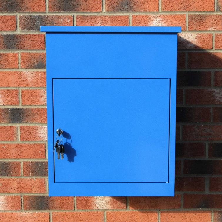 Brayden Studio Adon Locking Wall Mounted Letter Box Wayfair.co.uk